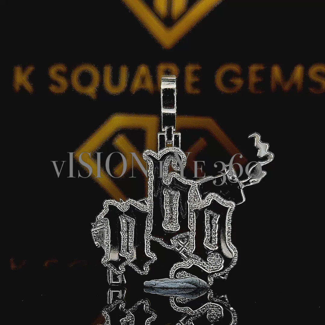 IceMythos Moissanite Pendent