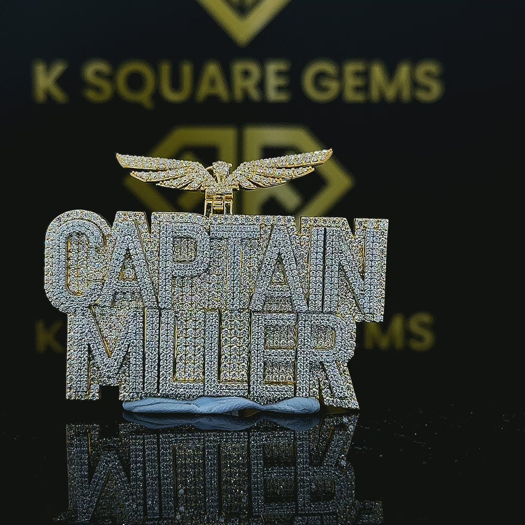 Aviator Honor Moissanite Pendant