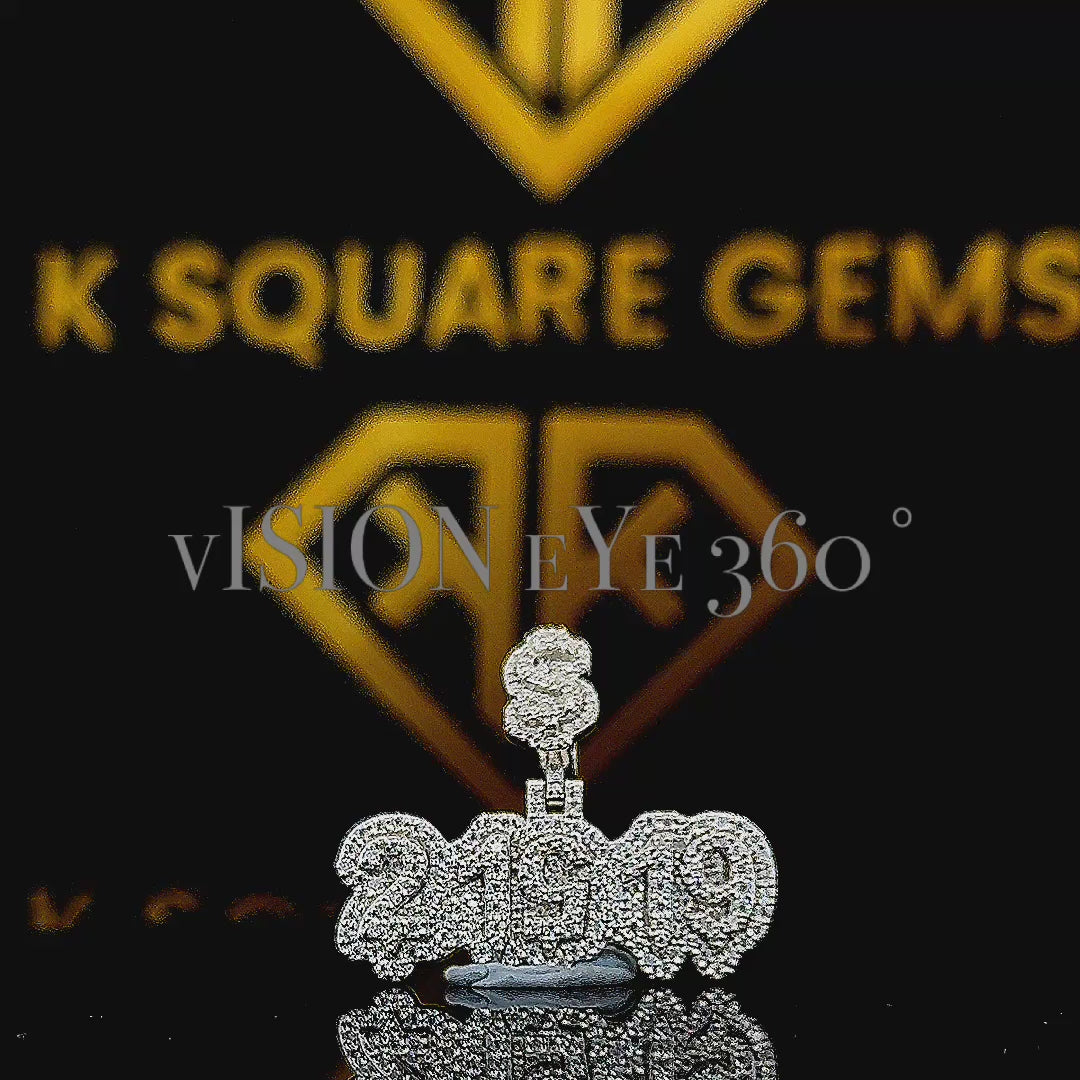 GlitzMogul Moissanite Pendent