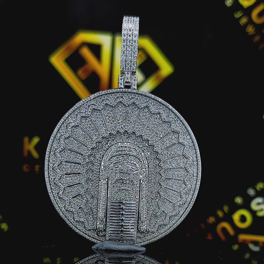 FeatherLux 10.65 Ct Moissanite Pendant