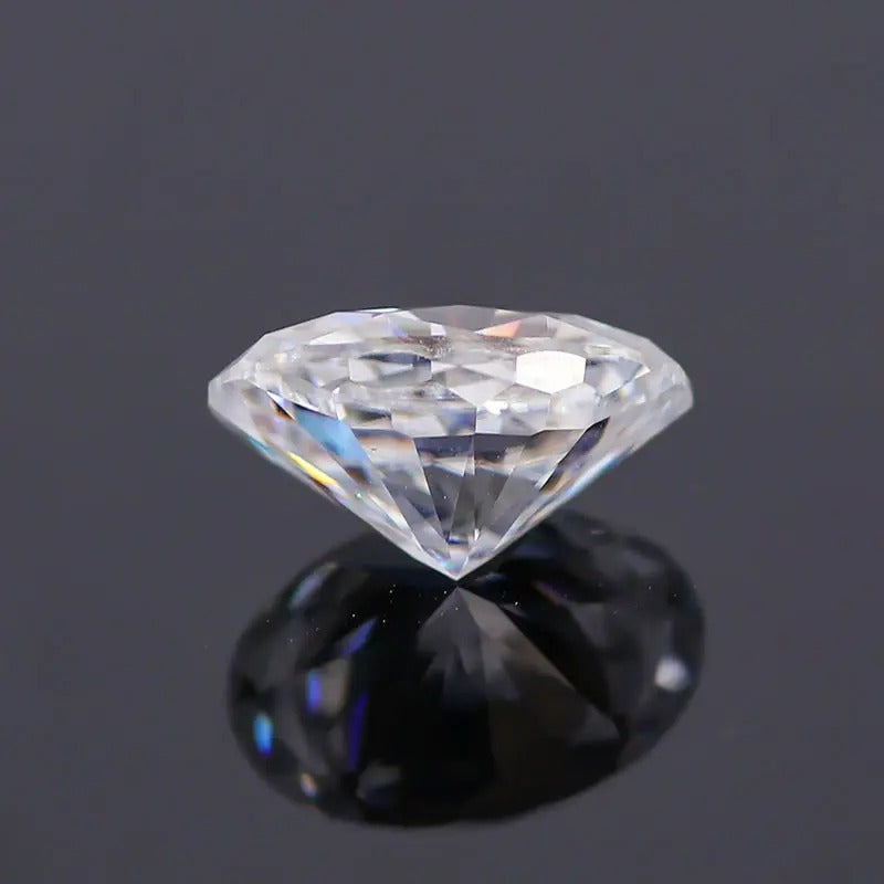 Colorless Oval Shape  Loose Moissanite