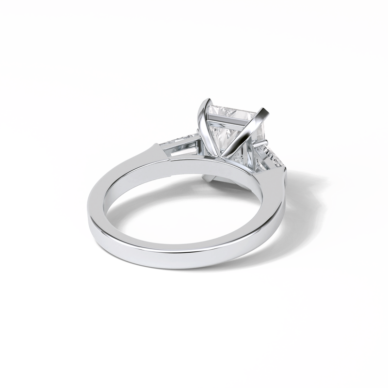 2.30 Radiant Cut Moissanite  Ring 4 Wedding & Engagement
