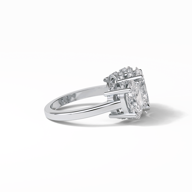 7.00 CARAT OVAL CUT MOISSANITE RING FOR ENGAGEMENT & WEDDING