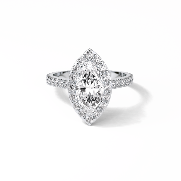 1.58 CARAT MARQUISE CUT MOISSANITE RING FOR ENGAGEMENT & WEDDING RING