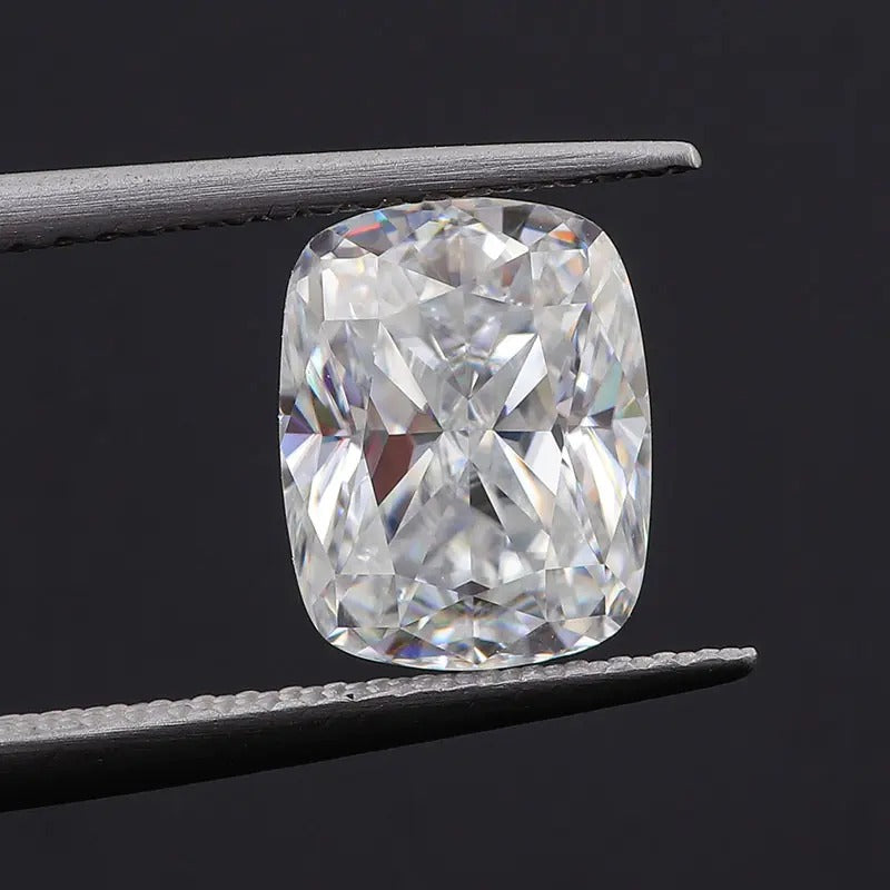 Elongated Cushion Cut Loose Moissanite Diamond