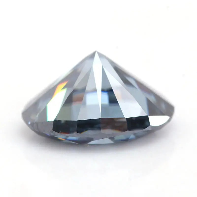 Royal Blue Color Oval Cut Loose Moissanite Diamond