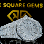 Iced Out AP Moissanite Diamond Watch Right View