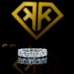 Lustrix – Premium 14K White Gold Ring for Women | Elegant Solid Gold Jewelry