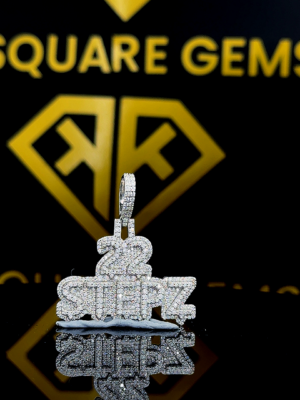 Stepz22 Moissanite Pendent