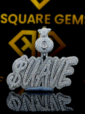 IcedUp Moissanite Pendant