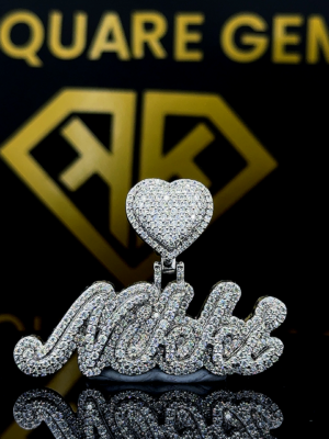 HeartGlow Moissanite Pendant
