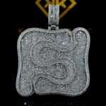 Swurve Moissanite Pendent