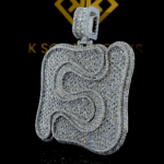 Swurve Moissanite Pendent