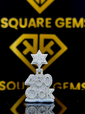 Flexion Moissanite Pendant