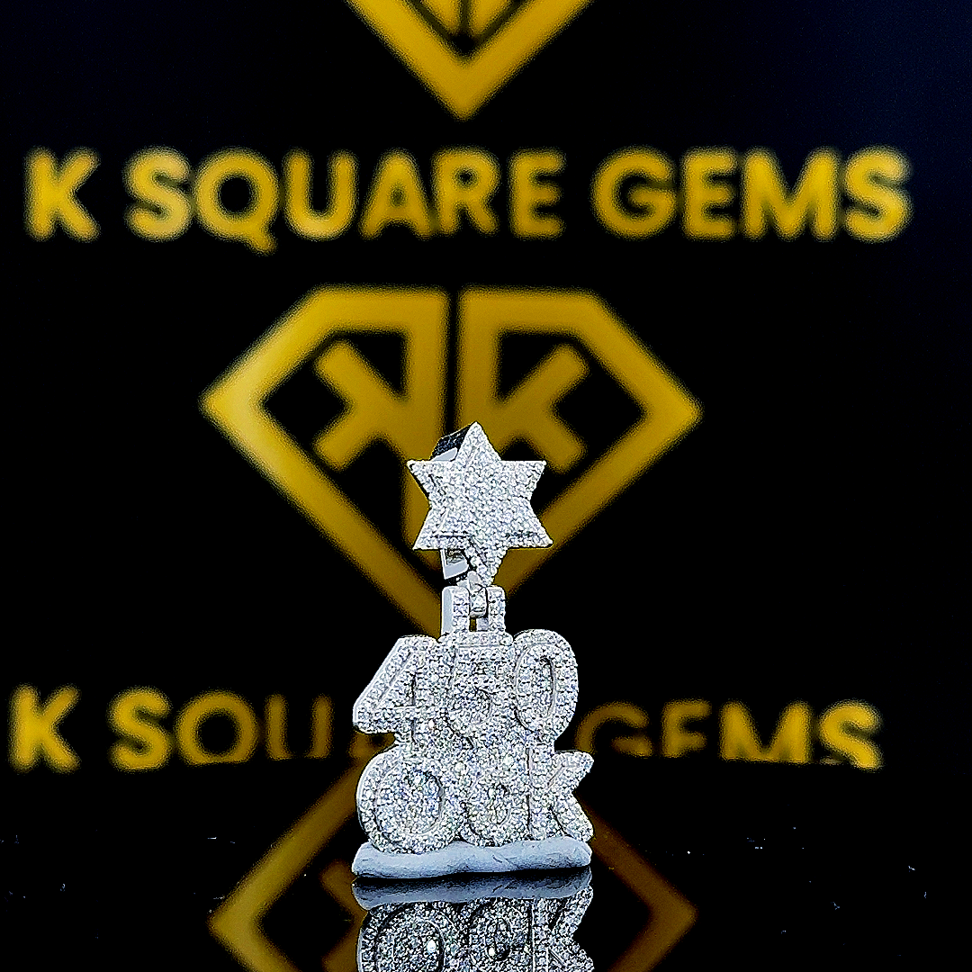Flexion Moissanite Pendant