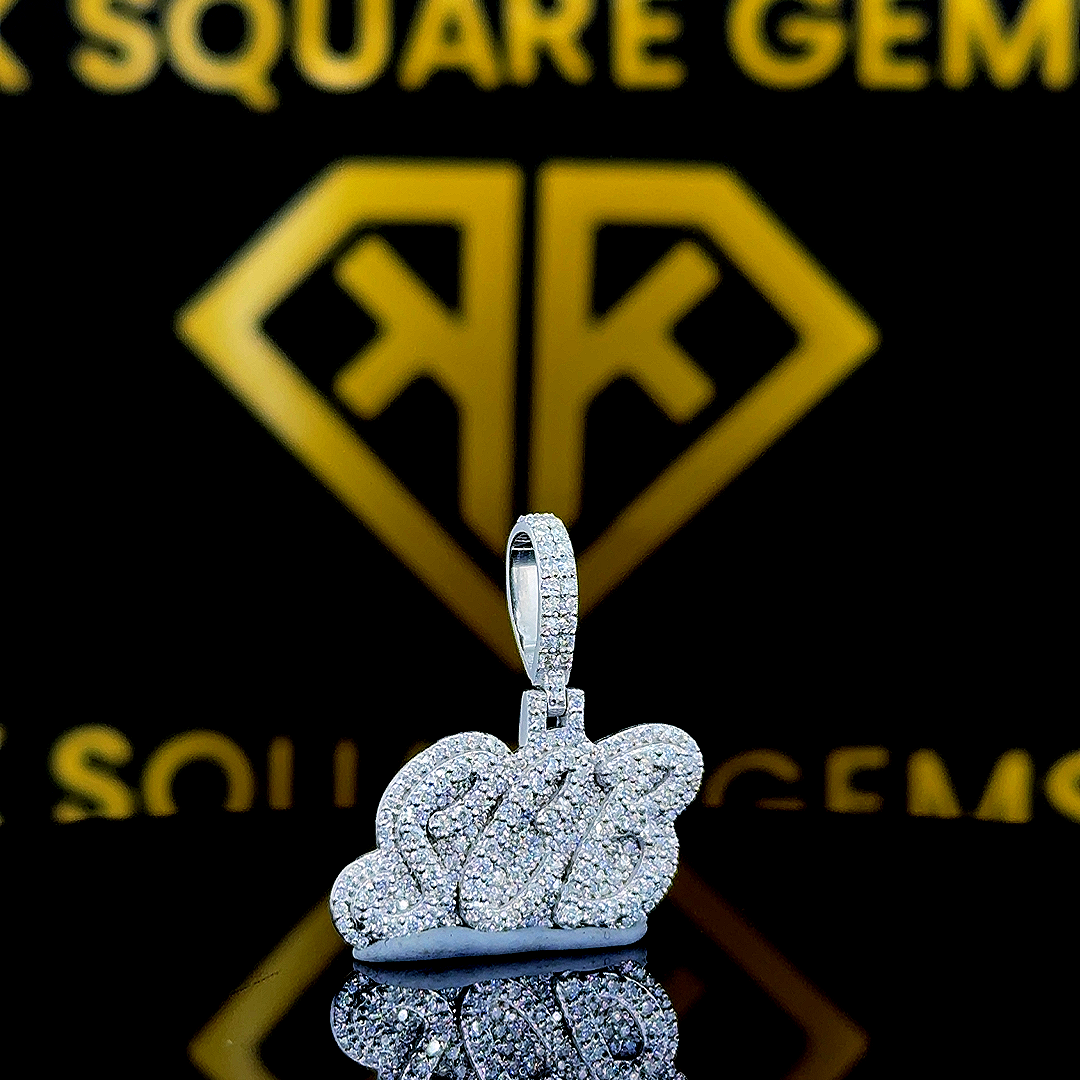 Drip Moissanite Pendant