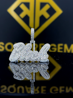 Noir Moissanite Pendent
