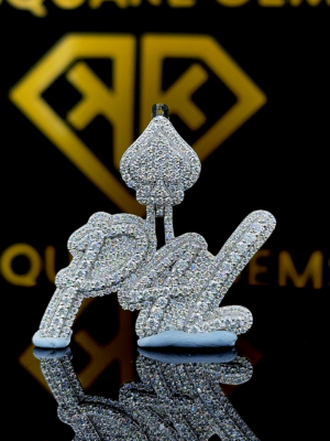 SpadePlay Moissanite Pendent
