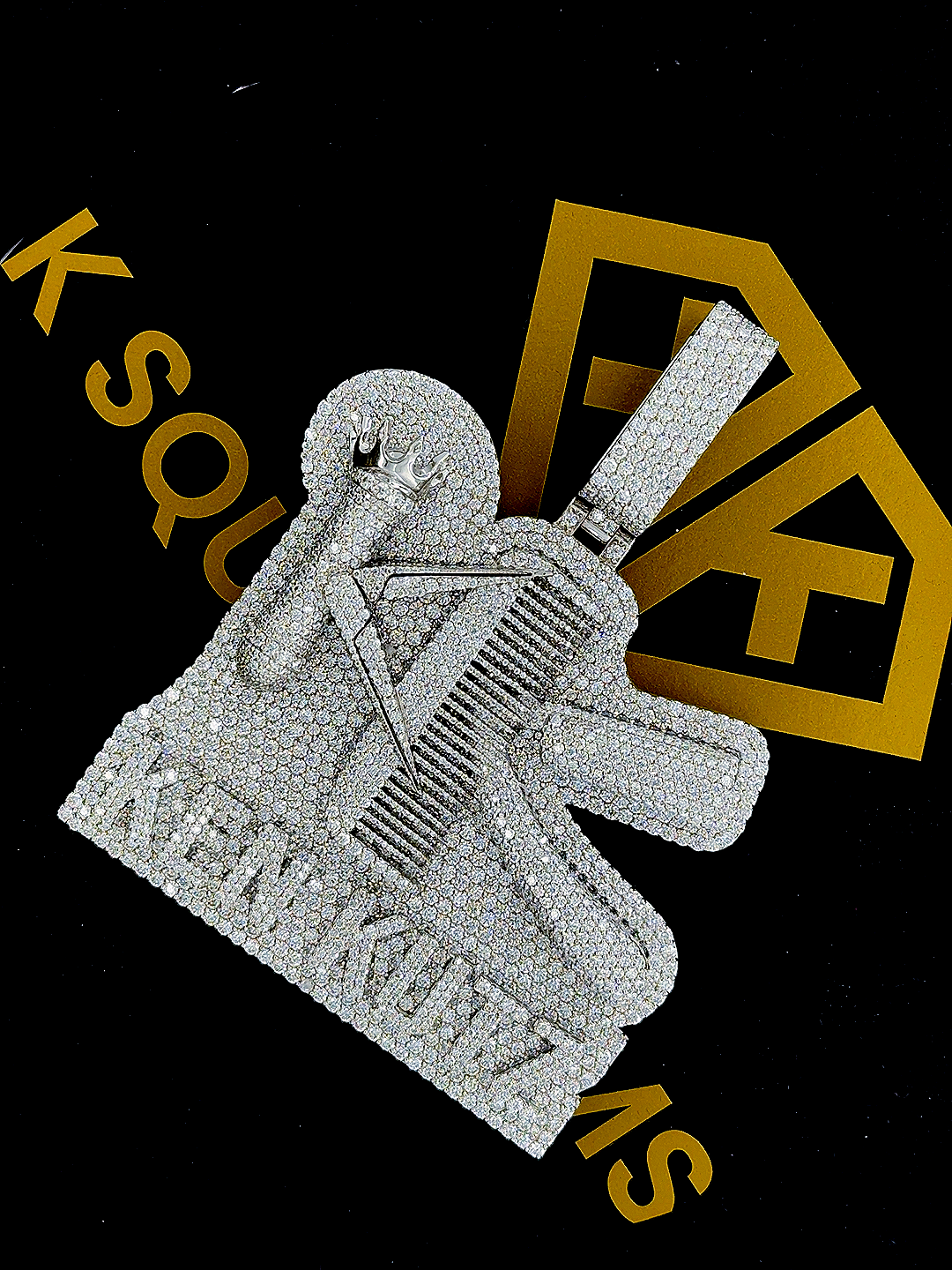 Kutmaster Moissanite Pendent