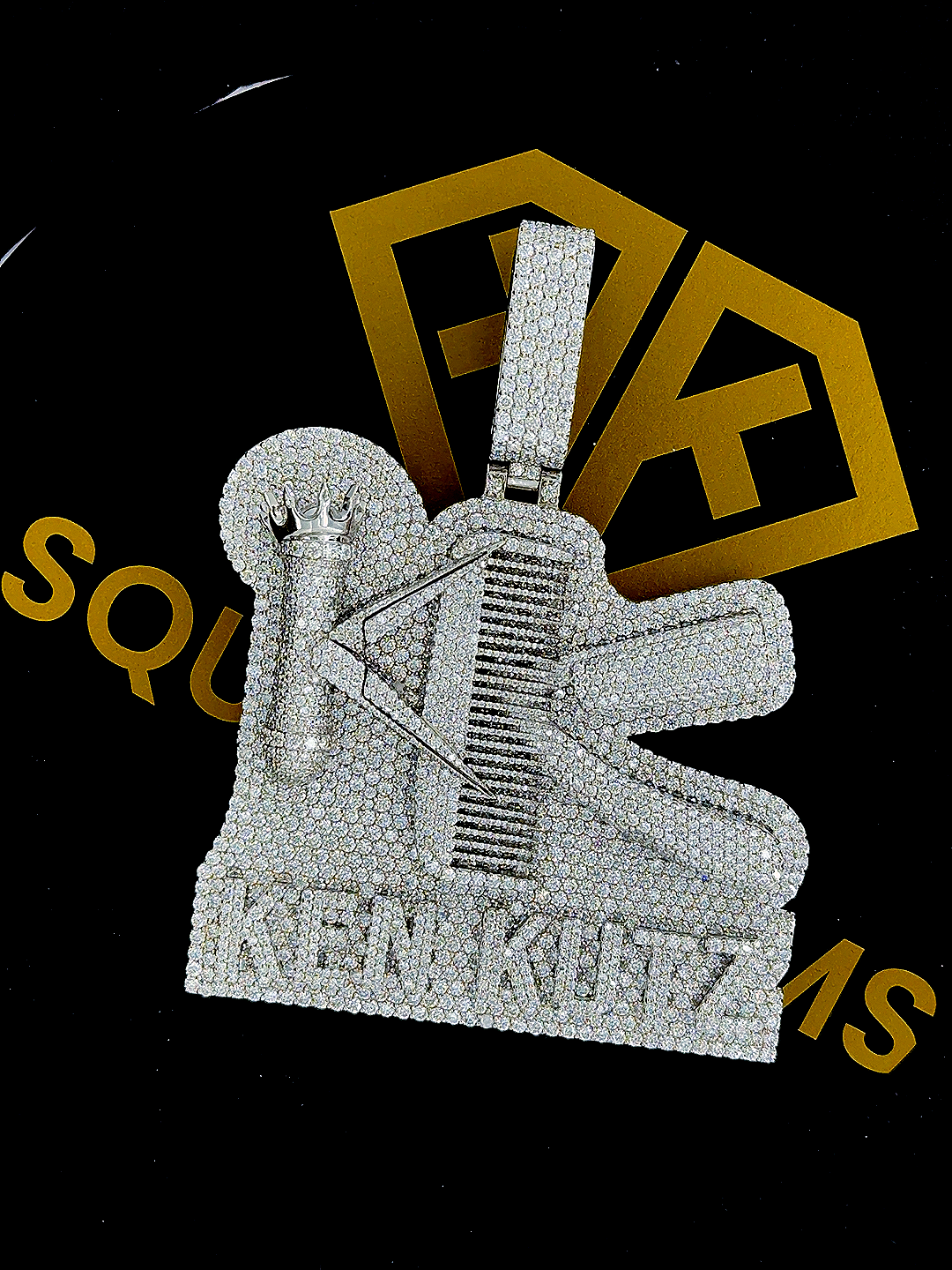 Kutmaster Moissanite Pendent