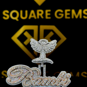 Wings Moissanite Pendent