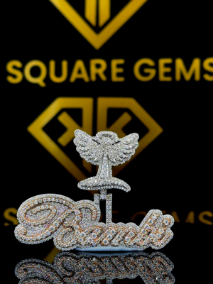 Wings Moissanite Pendent