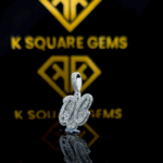 GlamTwist 1.50 Ct VVS1 Moissanite Custom Pendant in 925 Sterling Silver