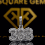 Discover the TripleLux 1.75 Ct Moissanite Custom Hip Hop Pendant. Crafted in sterling silver
