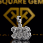 Discover the TripleLux 1.75 Ct Moissanite Custom Hip Hop Pendant. Crafted in sterling silver