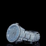 Datejust Rolex Full Iced Out Moissanite Diamond Watch Right View