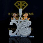 Grin Kings Moissanite Pendant