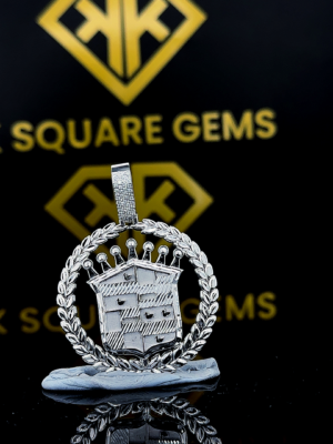 Regal Crest Moissanite Pendant