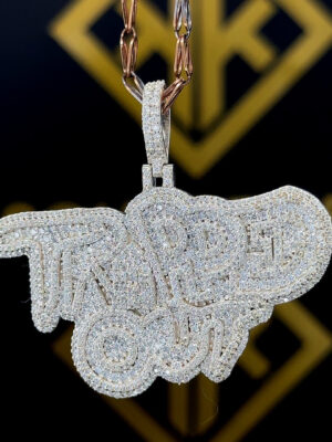 TrappedX VVS1 Moissanite Pendant