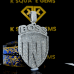 Boss Crest Moissanite Pendant