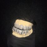 Fully moissanite Round & Princess brilliant cut vvs clarity diamond iced out hip hop luxurious custom grills in 925 Sterling Silver