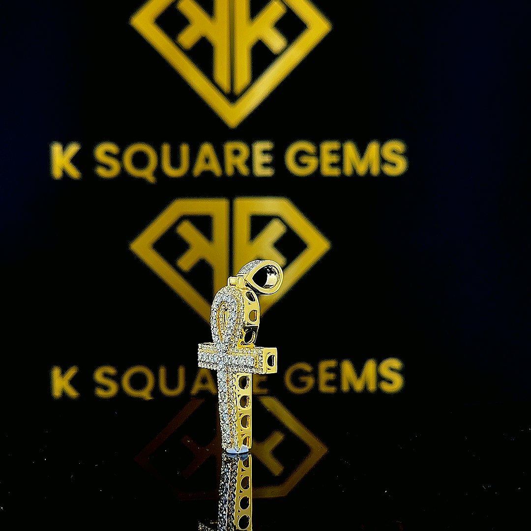 Eternal Key Moissanite Pendant