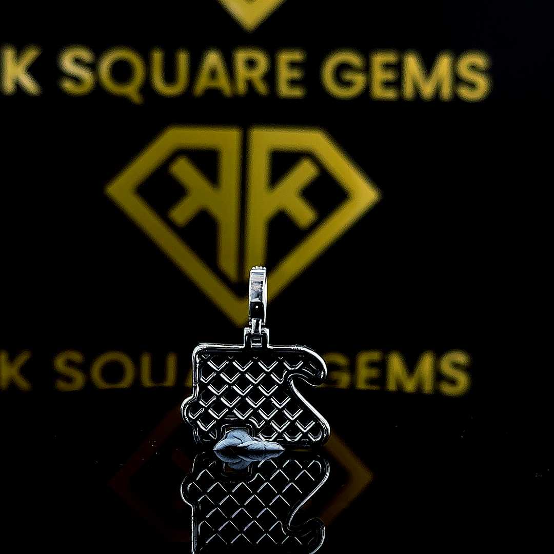 Custom Moissanite Diamond "24" Pendant