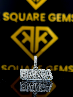 Bianca Bold Moissanite Pendant