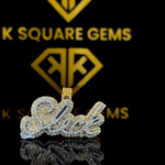 SlickWave VVS1 Moissanite Pendant