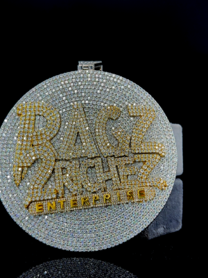 RagzEdge VVS1 Moissanite Pendant