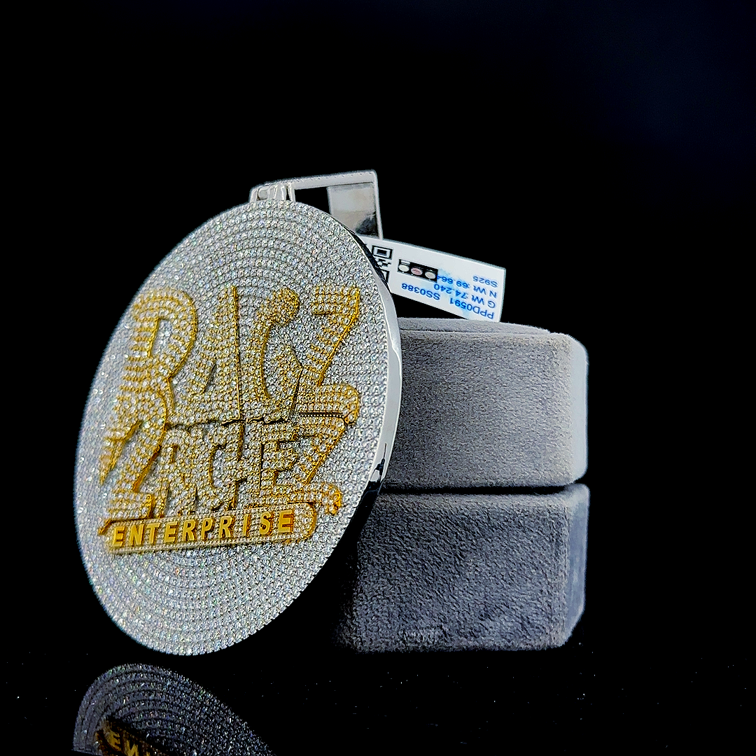 RagzEdge VVS1 Moissanite Pendant