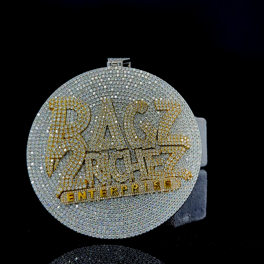 RagzEdge VVS1 Moissanite Pendant