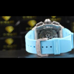 Richard Mille RM Chronograph Moissanite Diamond Watch Back View