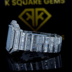 Snatos Skeleton Cartier Full Iced Out Moissanite Diamond Watch Left Bracelet View