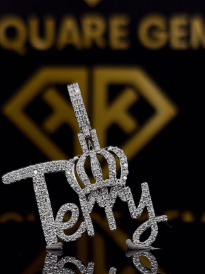 CrownTerry 1.65 Ct Moissanite Pendant