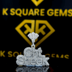 Sheek Moissanite Pendent