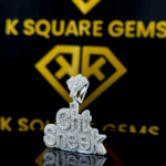 Sheek Moissanite Pendent