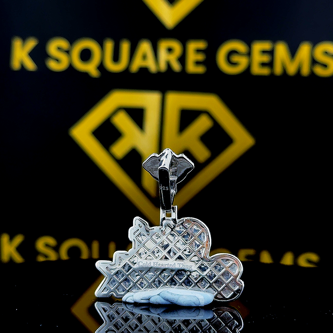 Sheek Moissanite Pendent