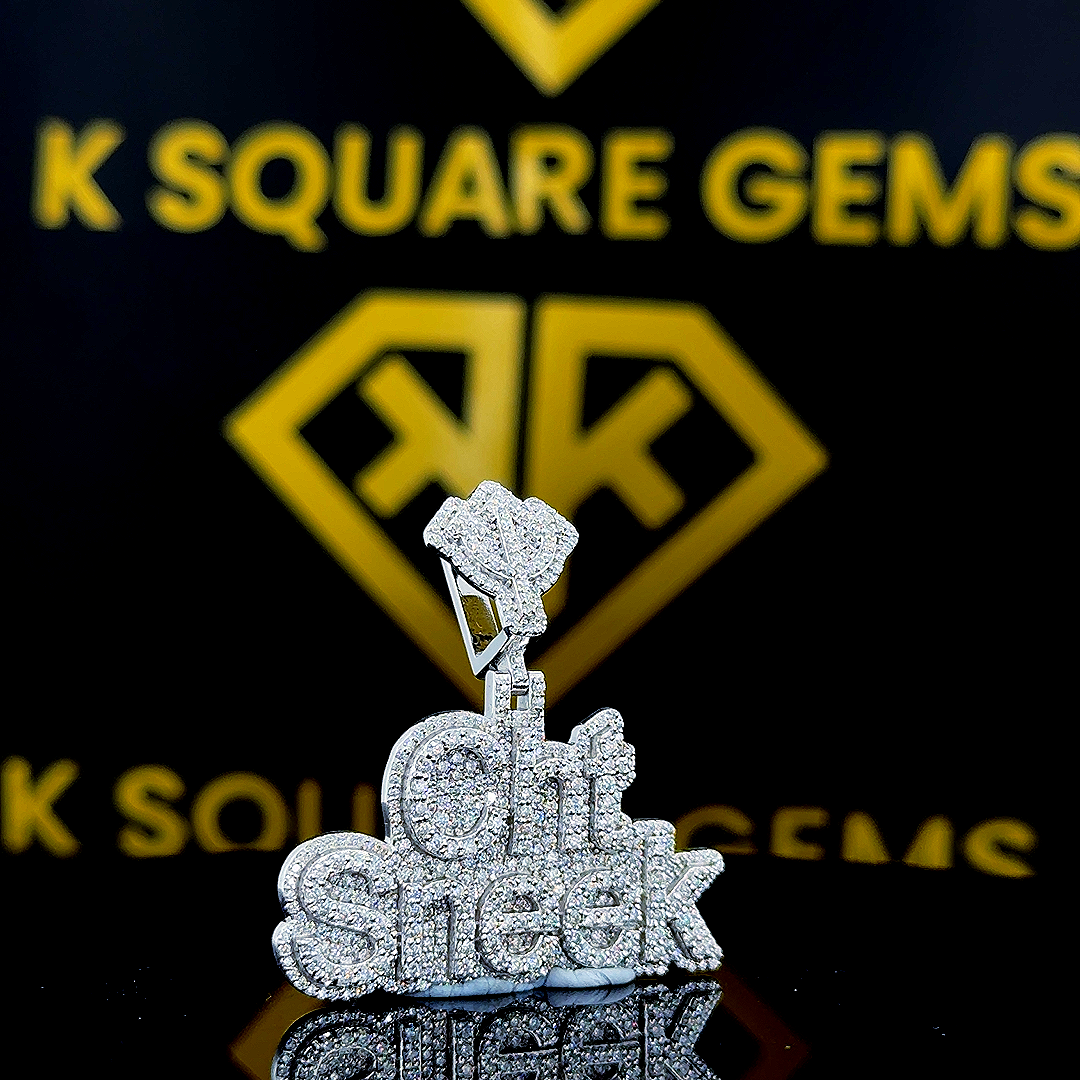 Sheek Moissanite Pendent