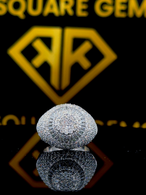 IceEye Moissanite Hip Hop Ring